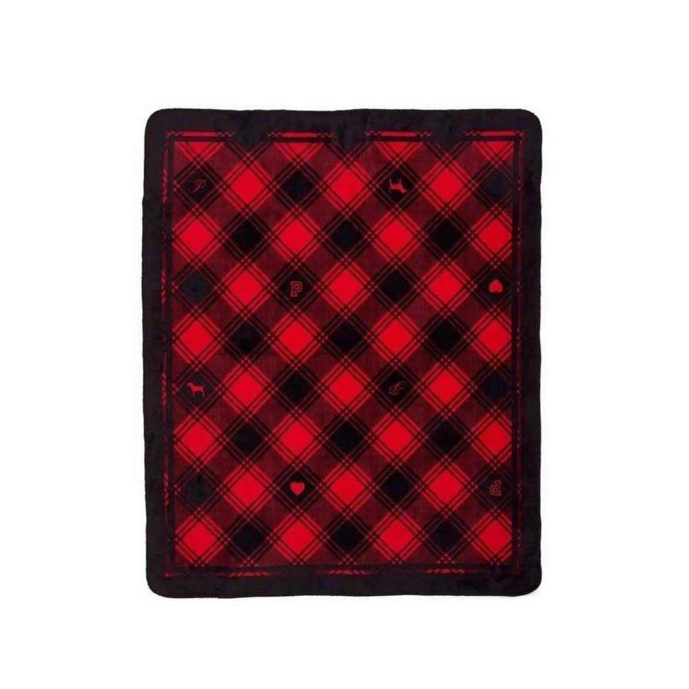 Victoria Secret PINK Dog Heart Love  Cozy Blanket -Limited Edition NIP